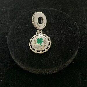 Pandora lreland Exclusive Country lrishDangle Clover Horseshoe Charm